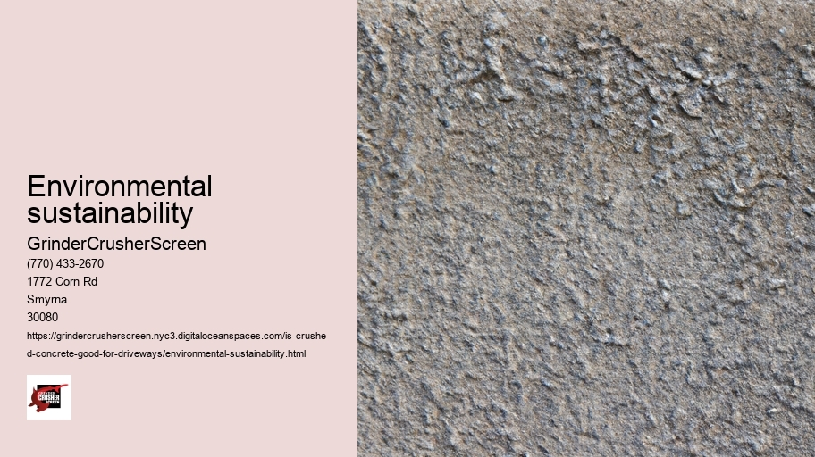 Environmental sustainability